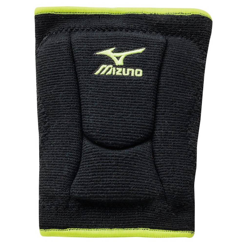 Ginocchiere Mizuno Pallavolo LR6 Highlighter Uomo - Nere/Lemon - 68109-SAOU